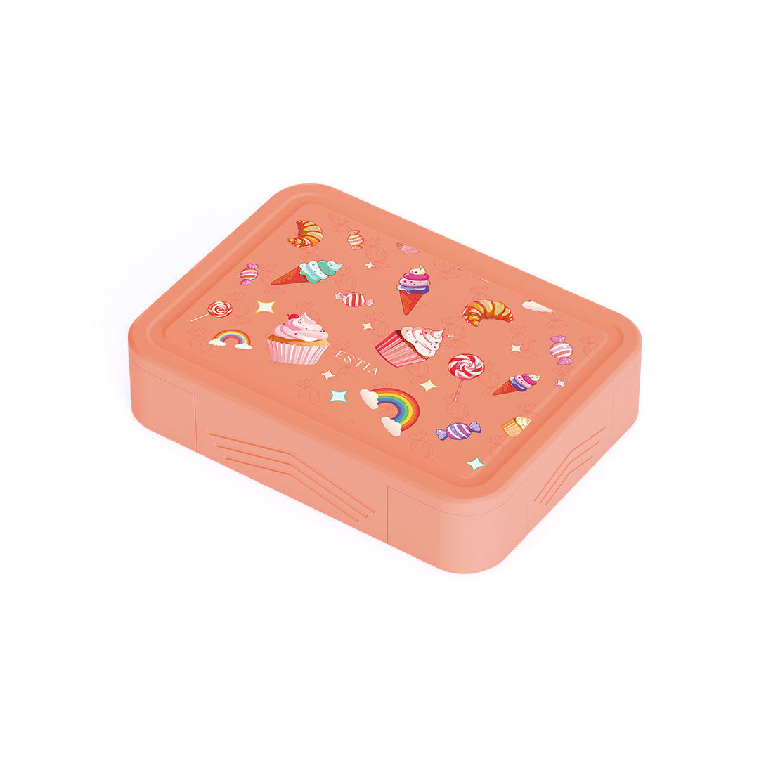 Παιδικό Φαγητοδοχείο Save The Aegean 1330ml Με 5 Θήκες Candy Sky Estia