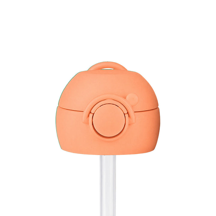 Ανταλλακτικό καπάκι με καλαμάκι Handy Bottle Estia Candy Sky, κλειστή όψη με λαβή μεταφοράς και κλιπ ασφαλείας.