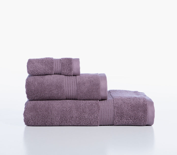 Πετσέτα Προσώπου Μωβ Βαμβακερή Aegean-705 50Χ100cm Nef-Nef Homeware