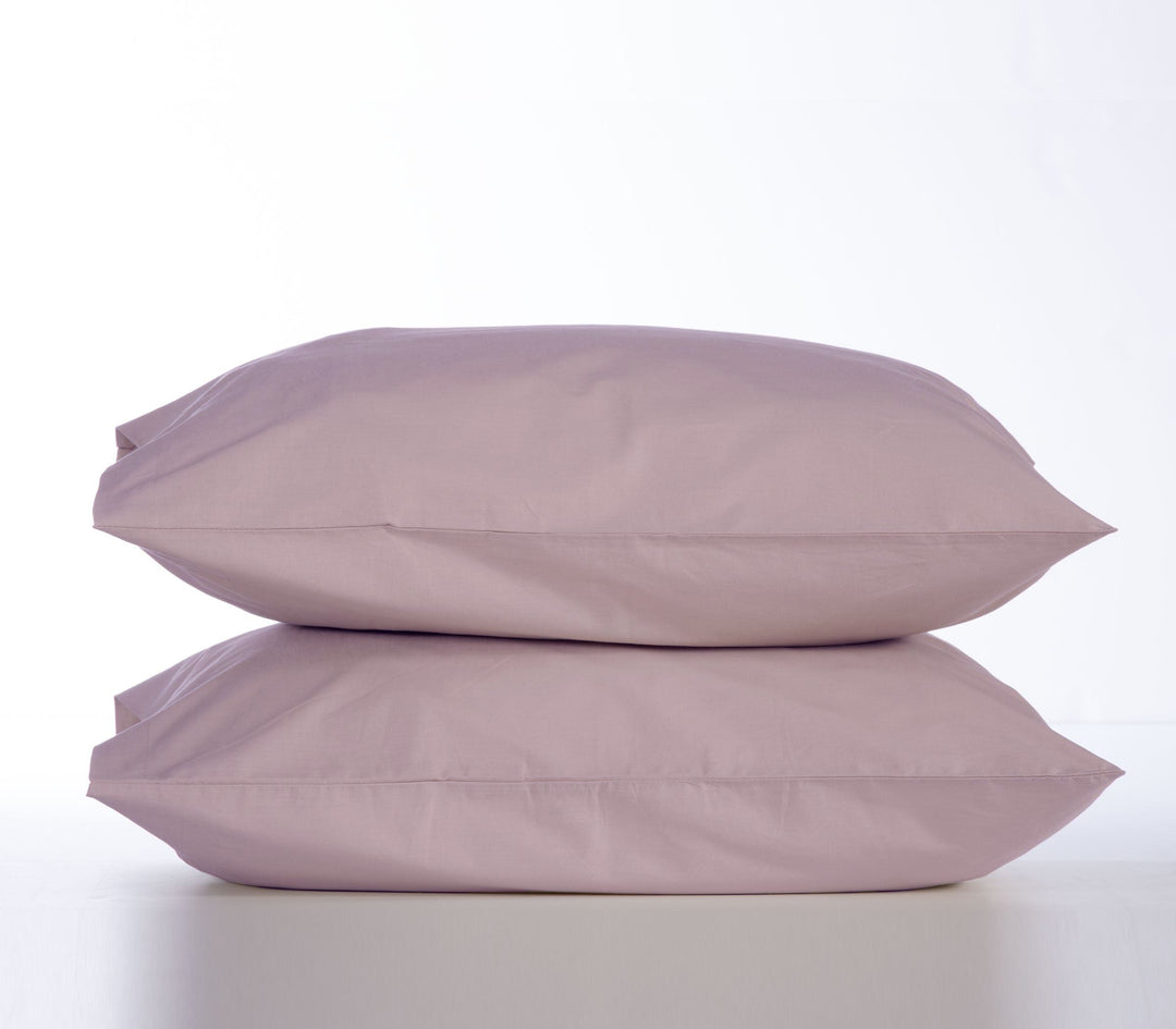 Σετ Μαξιλαροθήκες 2τμχ Βαμβακερές Μωβ Basic Nef-Nef Homeware