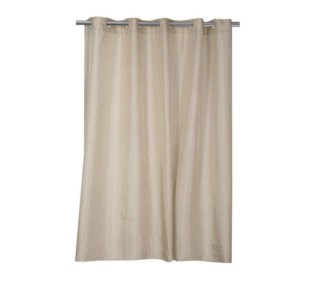 Κουρτίνα Μπάνιου Μπεζ Πολυέστερ 180Χ180 Shower Nef-Nef Homeware