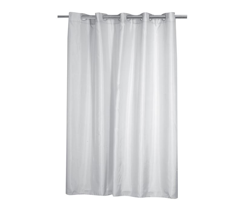 Κουρτίνα Μπάνιου Λευκή Πολυέστερ 180Χ180 Shower Nef-Nef Homeware