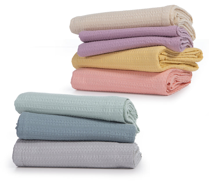Κουβέρτα Πικέ Γκρι Cool Μονή Nef-Nef Homeware