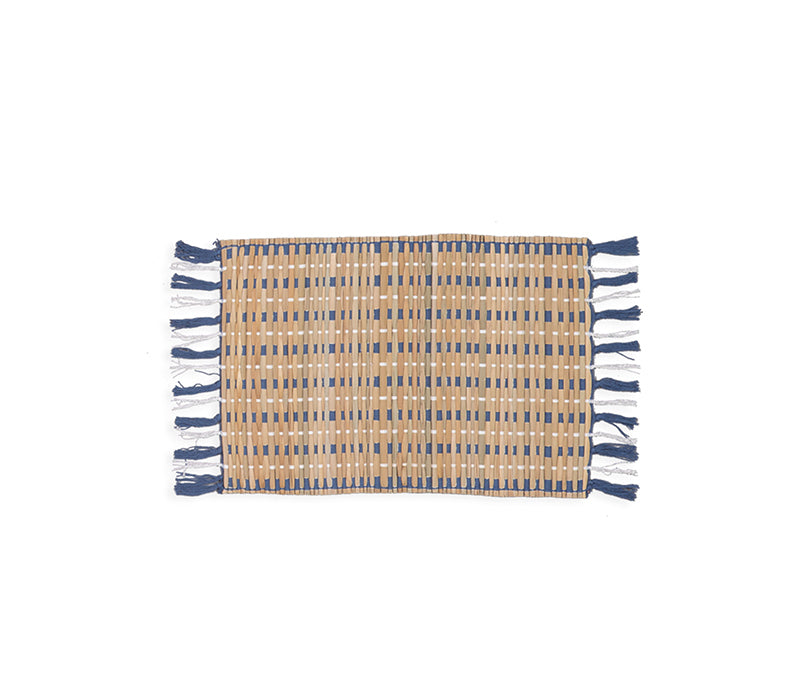 Σουπλά Καφέ/Μπλε Straw 33X48 Nef-Nef Homeware