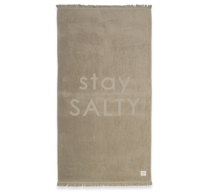 Πετσέτα Θαλάσσης Ανοιχτό Πράσινο Stay Salty 90X170 Nef-Nef Homeware