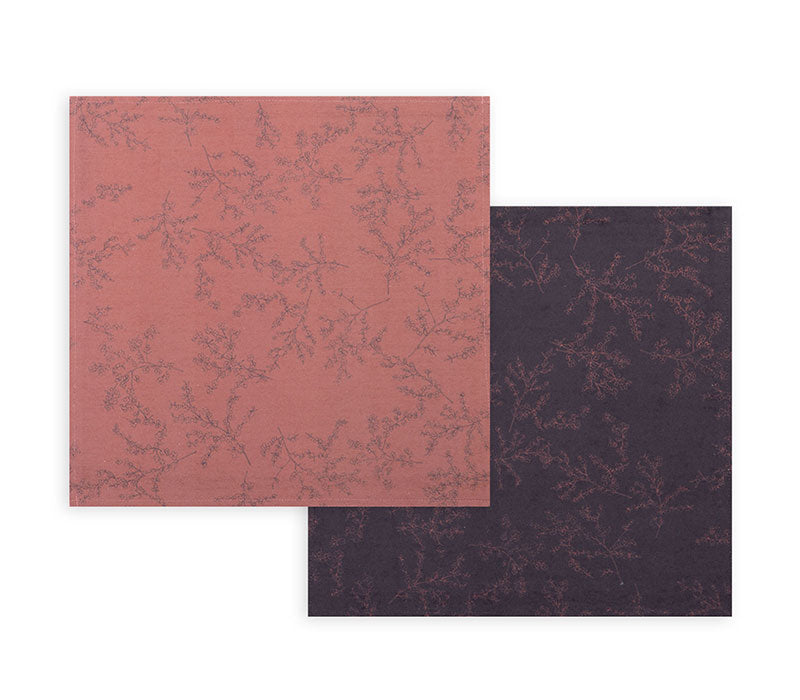 Σουπλά Διπλής Όψης Ροζ/Μωβ Femme 40X40 Nef-Nef Homeware