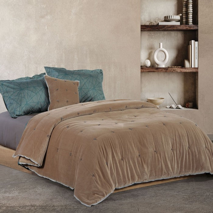 Κουβερλί Υπέρδιπλο Καφέ Arctic 230X240 Nef Nef Homeware