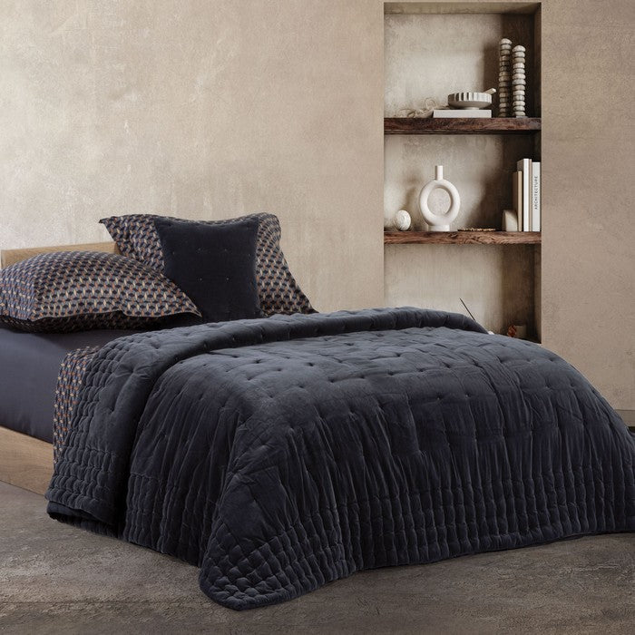 Κουβερλί Υπέρδιπλο Ανθρακί Fluence 23 230X240 Nef Nef Homeware