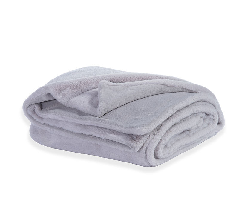 Κουβέρτα Γούνινη Γκρι Warmer 220X240  Nef-Nef Homeware