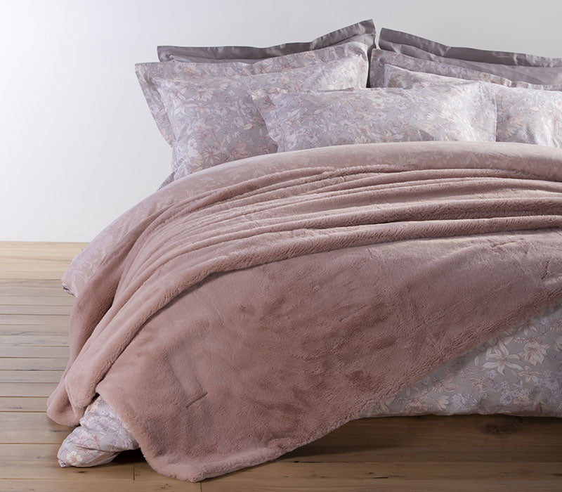 Κουβέρτα Fleece Ροζ Cosy Μονή 160X220  Nef-Nef Homeware