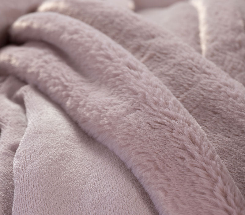 Κουβέρτα Fleece Ροζ Cosy Μονή 160X220  Nef-Nef Homeware