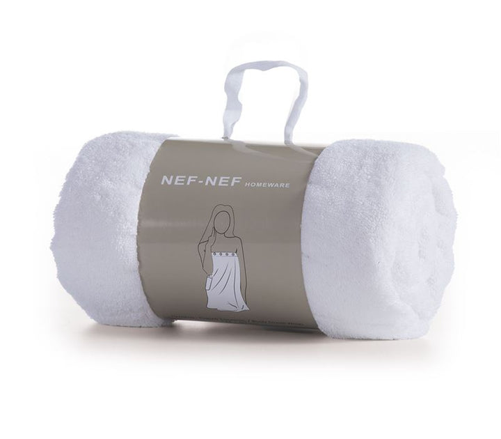 Πετσέτα Παρεό  Λευκή Sandy 146Χ80 Nef-Nef Homeware