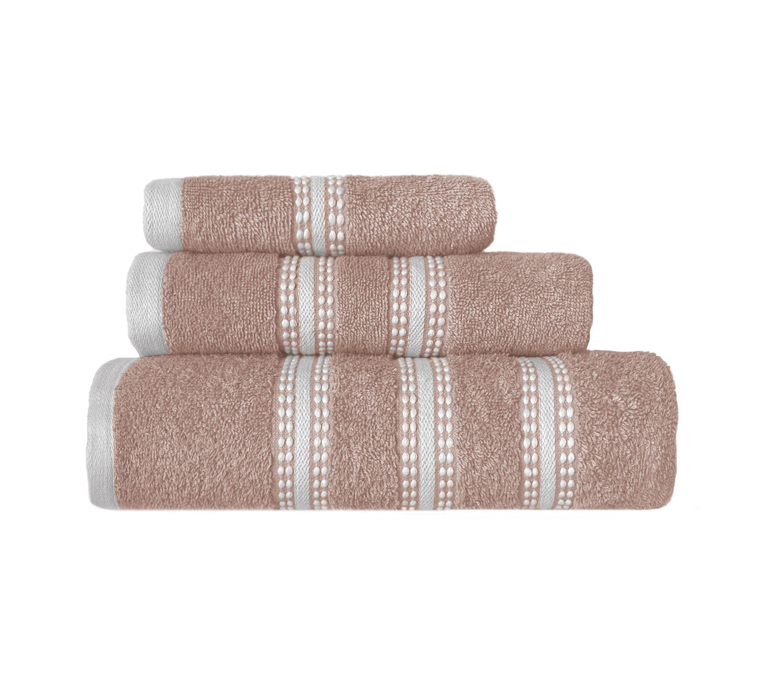 Σετ Πετσέτες 3 Τεμαχιων Ροζ Promise Nef-Nef Homeware