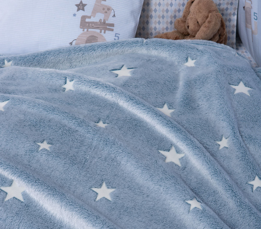 Παιδική Κουβέρτα Fleece Μπλε Μονή Interstellar 160X220 Nef-Nef Homeware