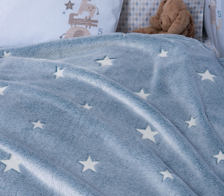 Παιδική Κουβέρτα Fleece Μπλε Μονή Interstellar 160X220 Nef-Nef Homeware