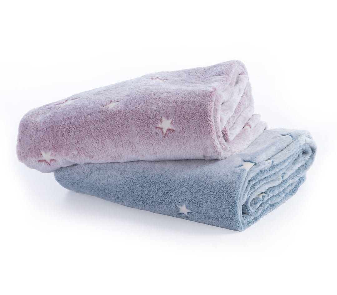 Fleece Βρεφική Κουβέρτα Κούνιας Ροζ Interstellar 110X150 Nef-Nef Homeware