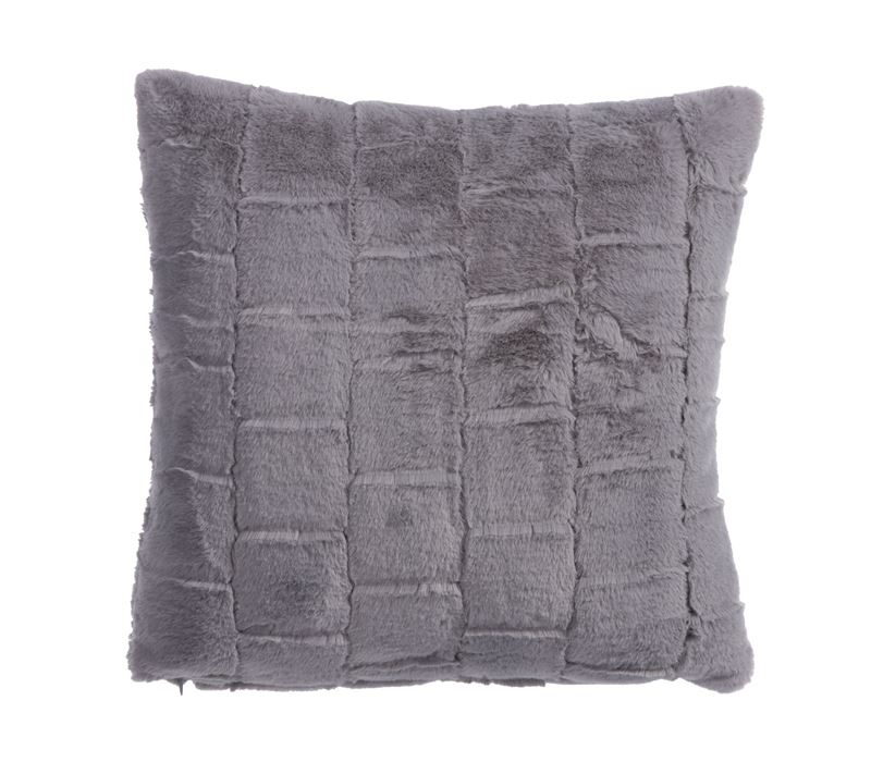 Διακοσμητικό Μαξιλάρι Γκρι Rabbit Fur Barlow 45X45 Nef Nef Homeware
