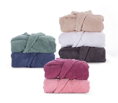 Μπεζ Μπουρνούζι Βαμβακερό Fresh Nef-Nef Homeware