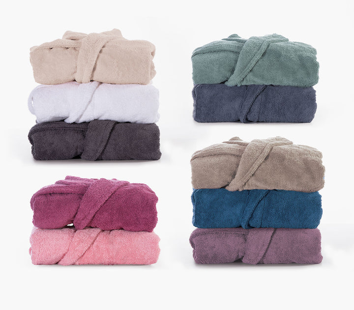 Μπλε Μπουρνούζι Βαμβακερό Fresh Nef-Nef Homeware