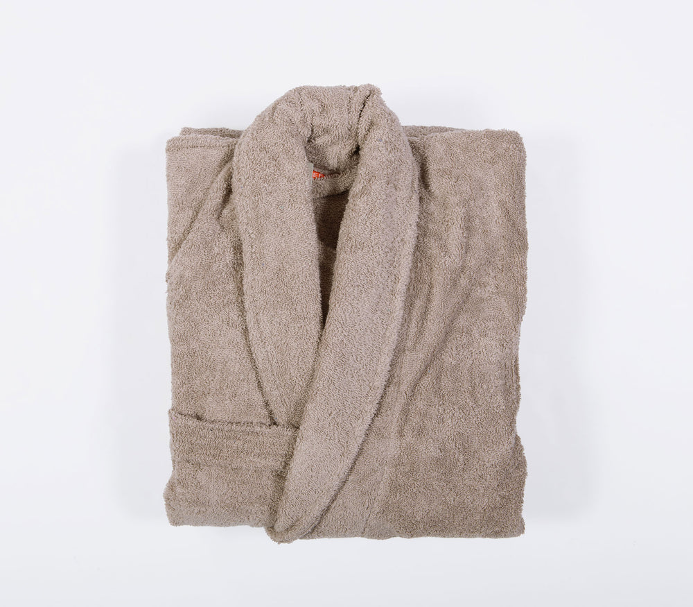 Μπεζ-Καφέ Μπουρνούζι Βαμβακερό Fresh Nef-Nef Homeware