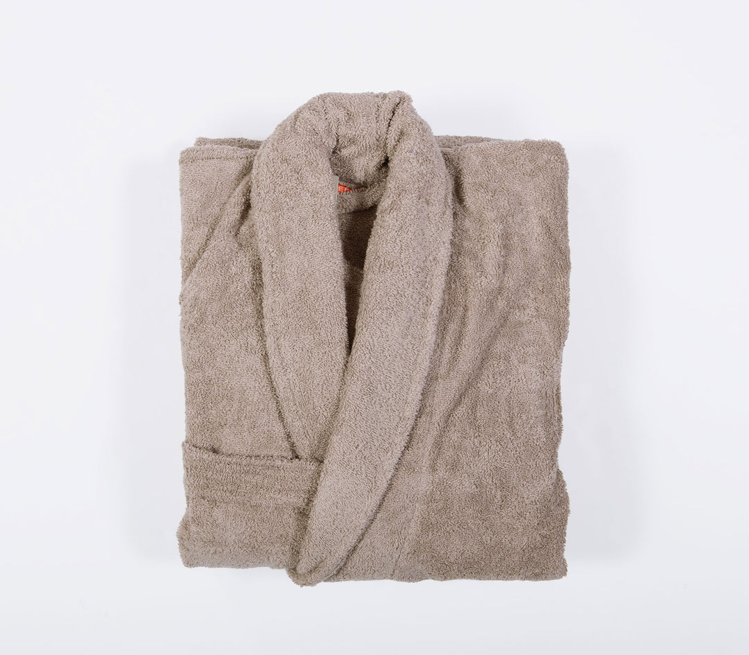 Μπεζ-Καφέ Μπουρνούζι Βαμβακερό Fresh Nef-Nef Homeware