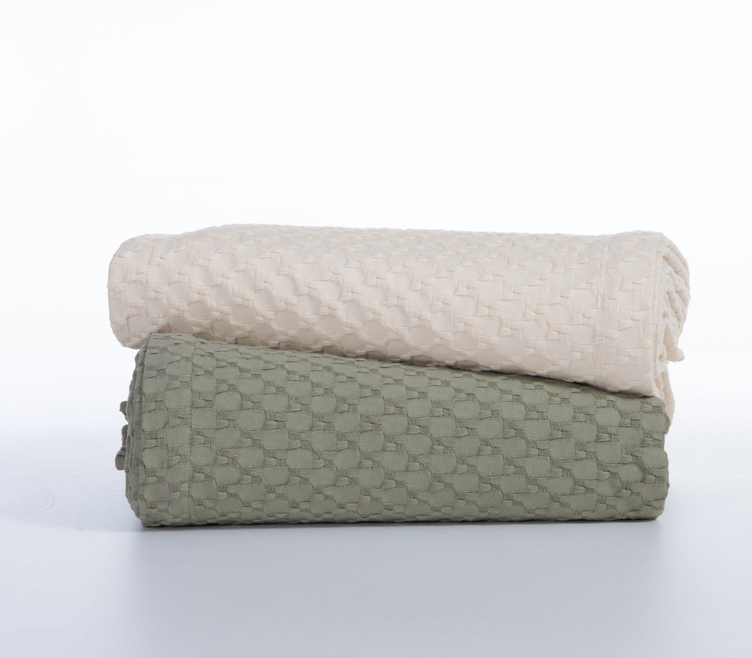 Βαμβακερή Κουβέρτα Υπέρδιπλη Πικέ Elmer Nef-Nef Homeware