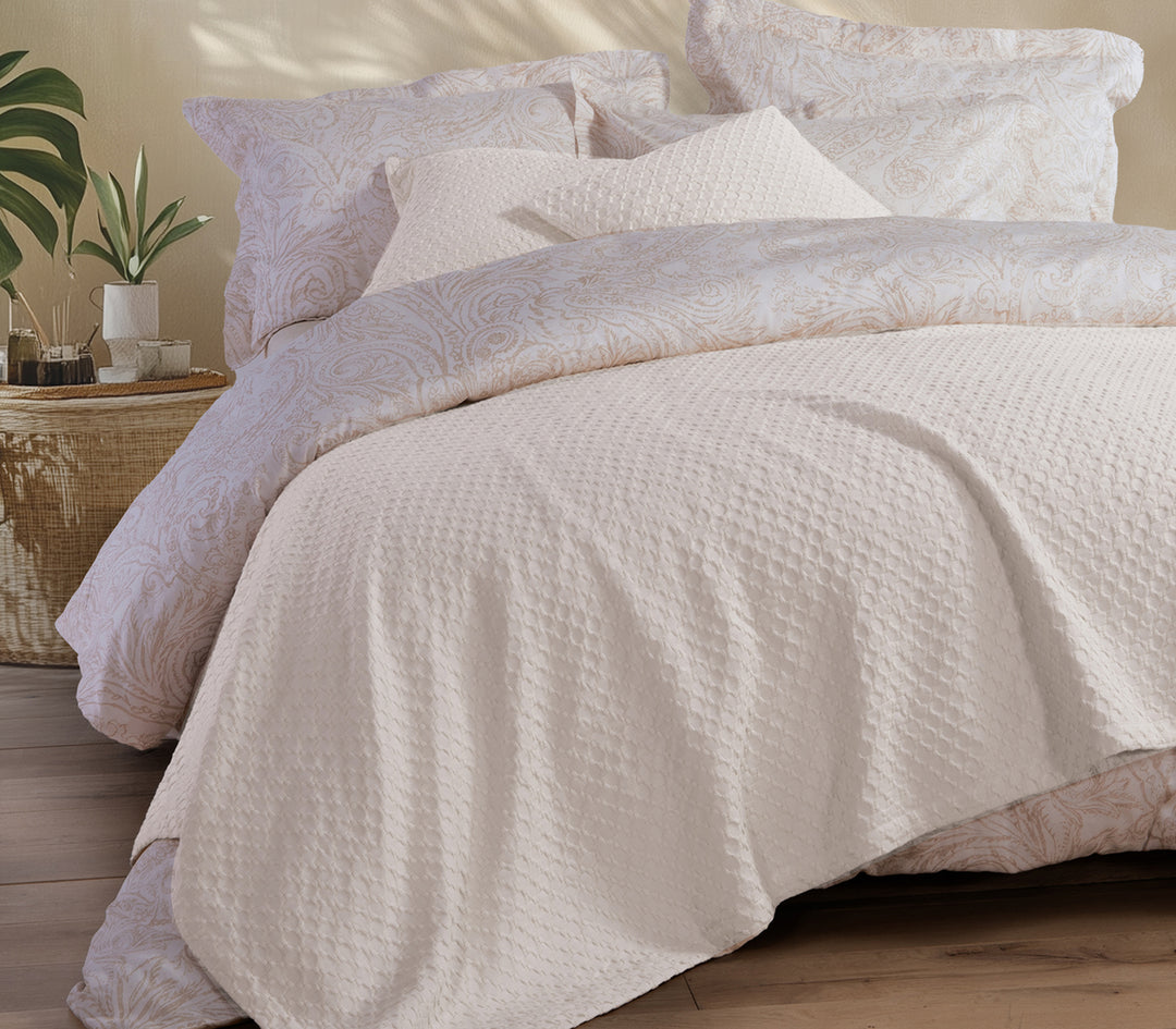 Βαμβακερή Κουβέρτα Υπέρδιπλη Πικέ Elmer Nef-Nef Homeware