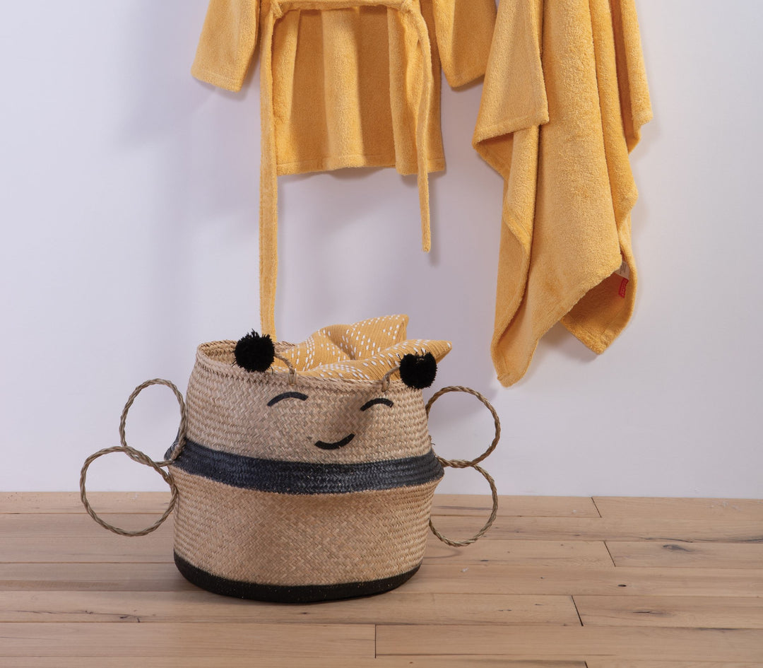 Καλάθι Αποθήκευσης Seagrass Βee D40X35cm Nef-Nef Homeware