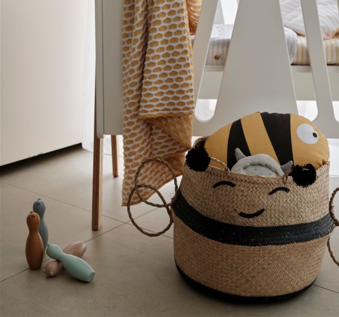 Καλάθι Αποθήκευσης Seagrass Βee D40X35cm Nef-Nef Homeware