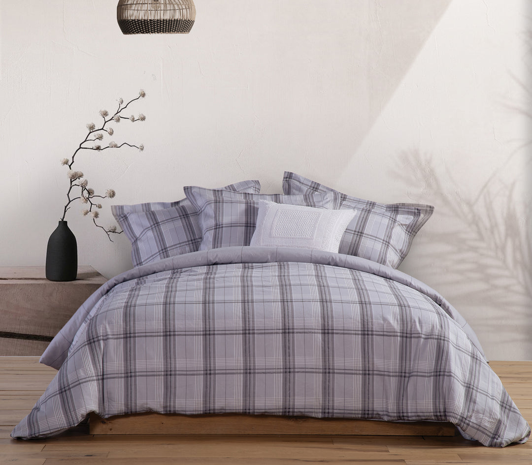 Κουβερλί Υπέρδιπλο Γκρι Caldor 240X230 Nef-Nef Homeware