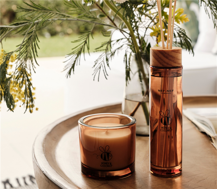 Αρωματικό Κερί Honey Coconut 190Gr Nef-Nef Homeware