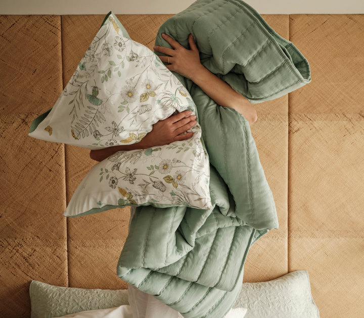 Κουβερλί Υπέρδιπλο Colorfull Λιλά Nef-Nef Homeware