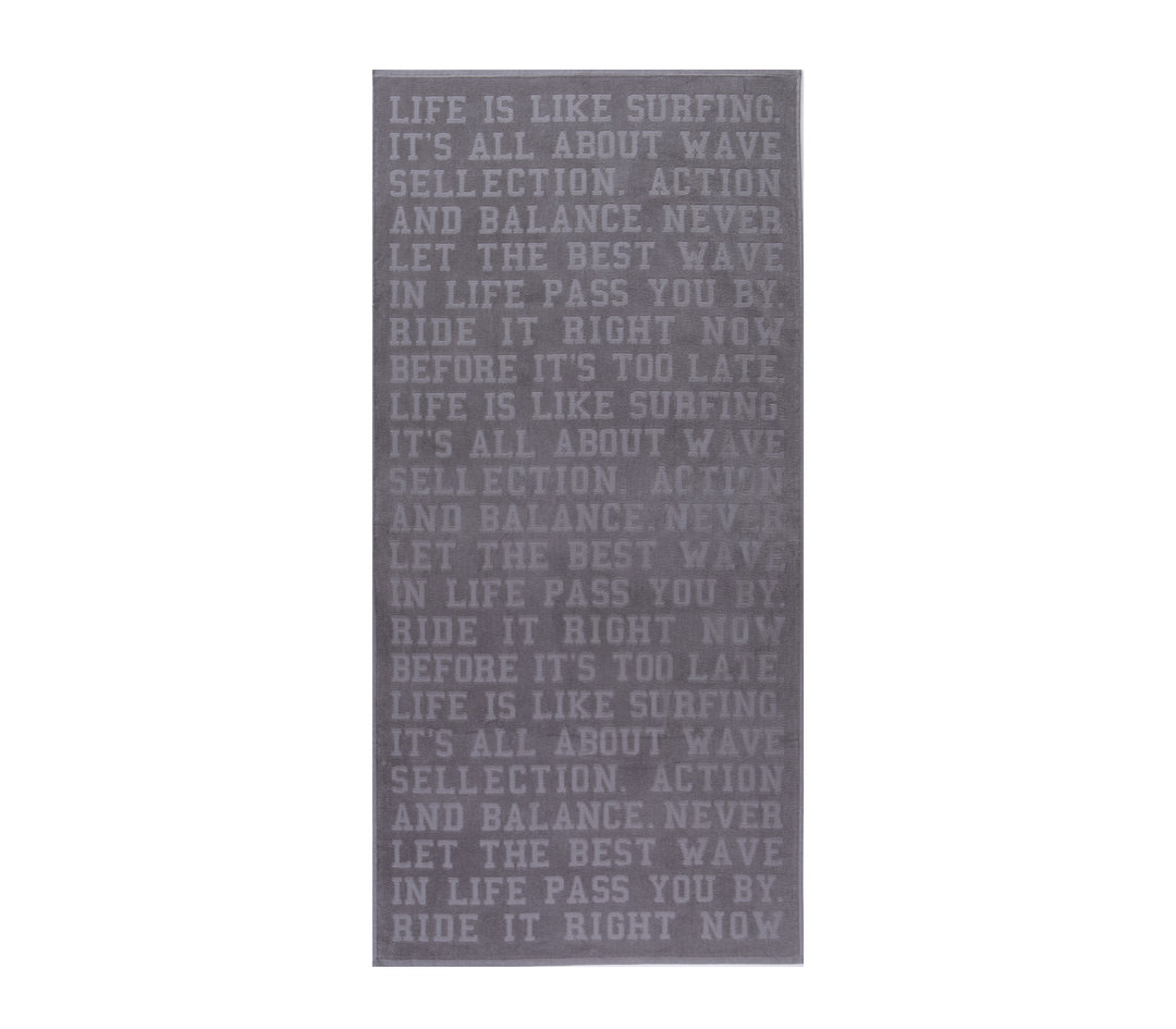 Πετσέτα Θαλάσσης Γκρι Action 80X160 Nef-Nef Homeware