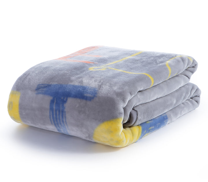 Παιδική Κουβέρτα Βελουτέ Γκρι Velocity Nef-Nef Homeware