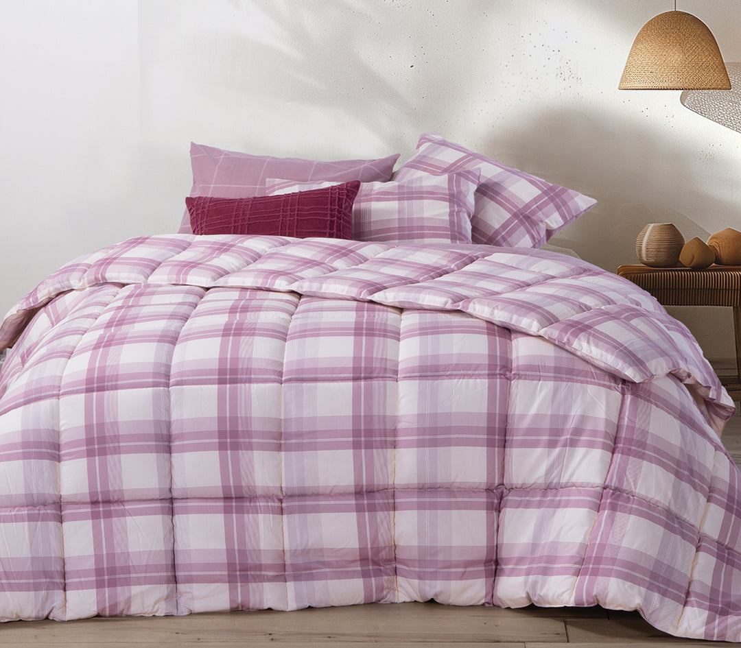 Πάπλωμα Υπέρδιπλο Ροζ Charlie Nef-Nef Homeware
