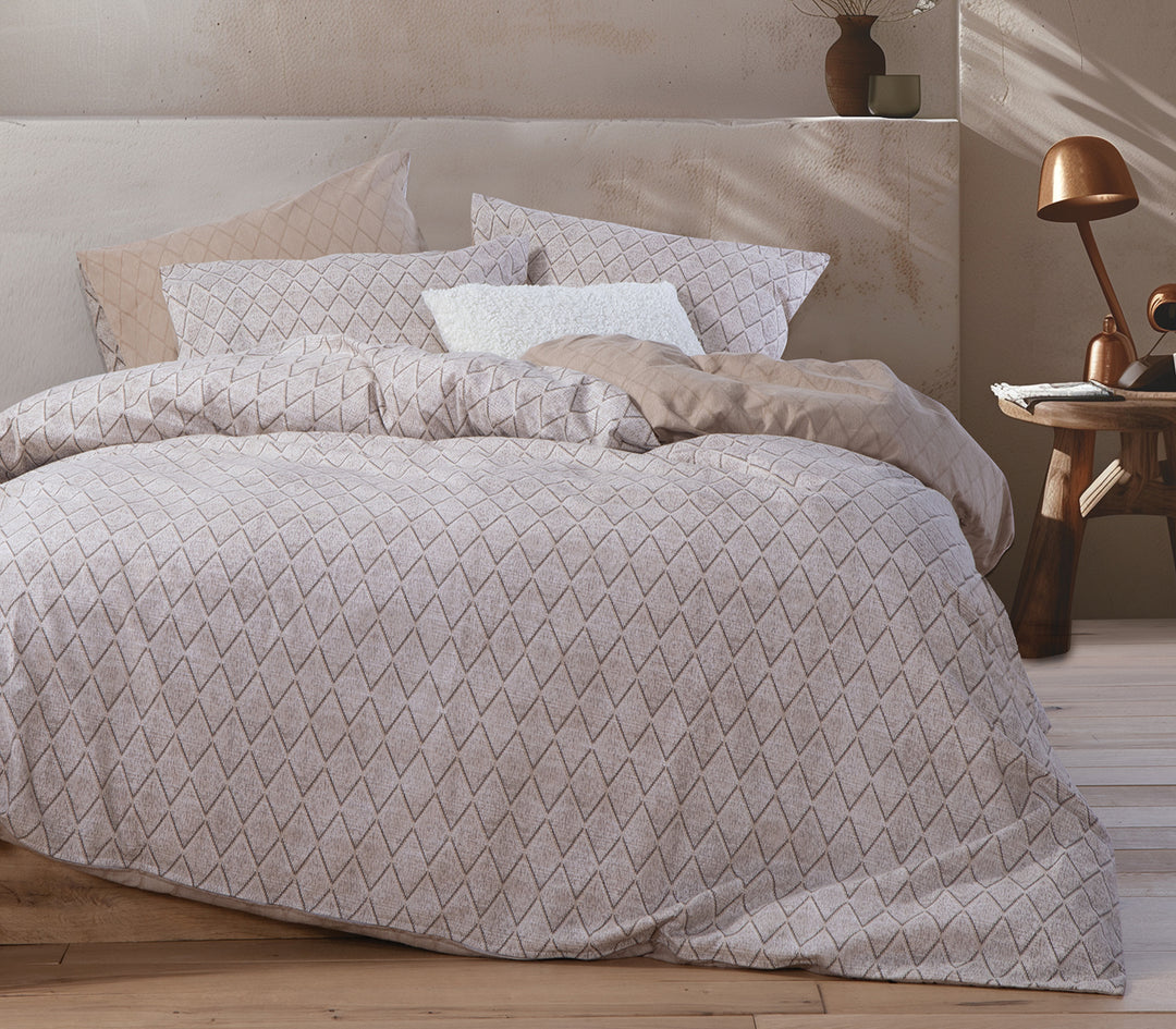 Σετ Φανελένια Σεντόνια Μπεζ Μονά Torredo 160X260 Nef-Nef Homeware