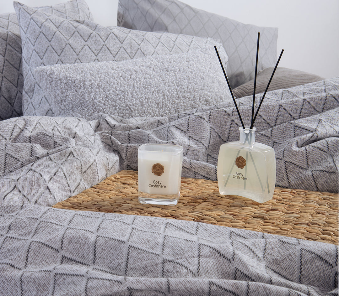 Σετ Φανελένια Σεντόνια Γκρι Μονά Torredo 160X260 Nef-Nef Homeware