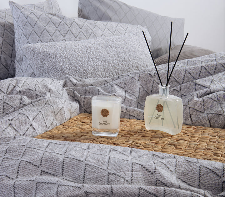 Σετ Φανελένια Σεντόνια Γκρι Μονά Torredo 160X260 Nef-Nef Homeware