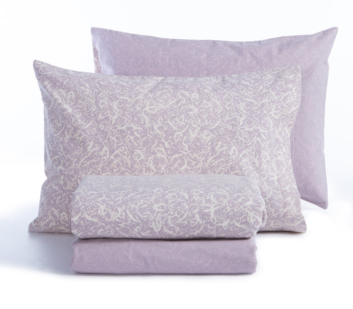 Σετ Φανελένια Σεντόνια Μονά Μωβ Sorial Nef-Nef Homeware