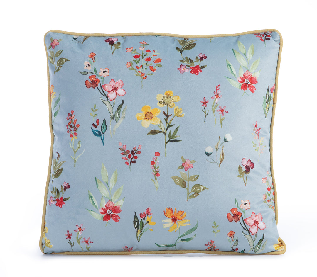 Διακοσμητικό Μαξιλάρι Γαλάζιο Awesome Garden 45Χ45 Nef-Nef Homeware