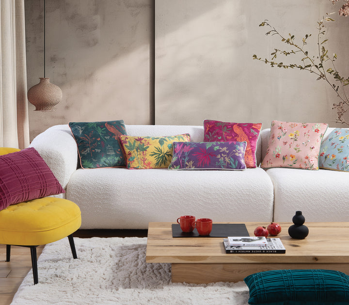 Διακοσμητικό Μαξιλάρι Γαλάζιο Awesome Garden 45Χ45 Nef-Nef Homeware