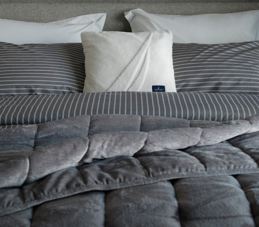 Κουβερτοπάπλωμα Υπέρδιπλο Γκρι Nau Coast Nef-Nef Homeware