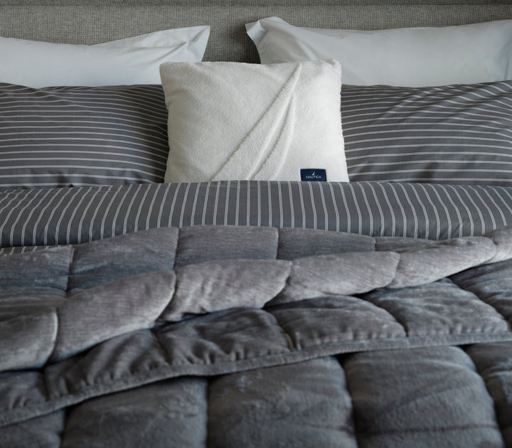Κουβερτοπάπλωμα Υπέρδιπλο Γκρι Nau Coast Nef-Nef Homeware