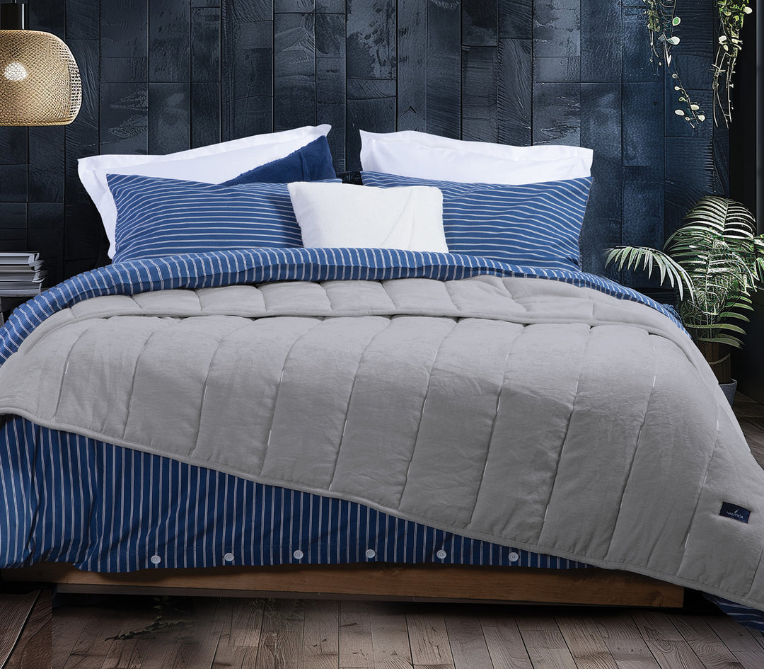 Κουβερτοπάπλωμα Υπέρδιπλο Γκρι Nau Coast Nef-Nef Homeware