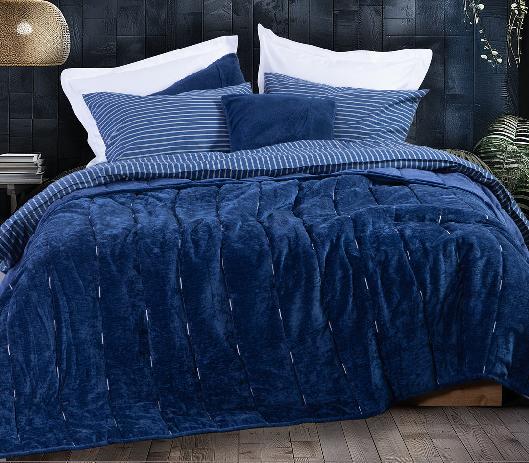 Κουβερτοπάπλωμα Υπέρδιπλο Μπλε Nau Coast Nef-Nef Homeware
