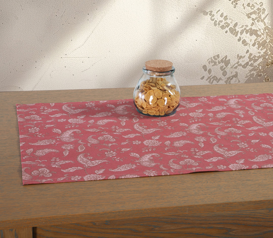 Κόκκινη Τραβέρσα Sancario 45X140cm Nef-Nef Homeware