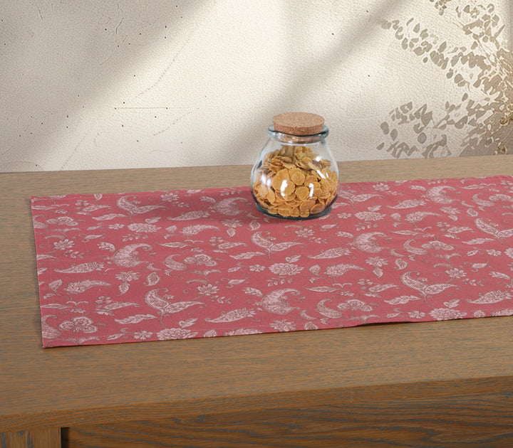 Κόκκινη Τραβέρσα Sancario 45X140cm Nef-Nef Homeware