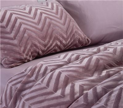 Σετ Παπλωματοθήκη Μονή Ροζ Carmen 160X220  Nef-Nef Homeware