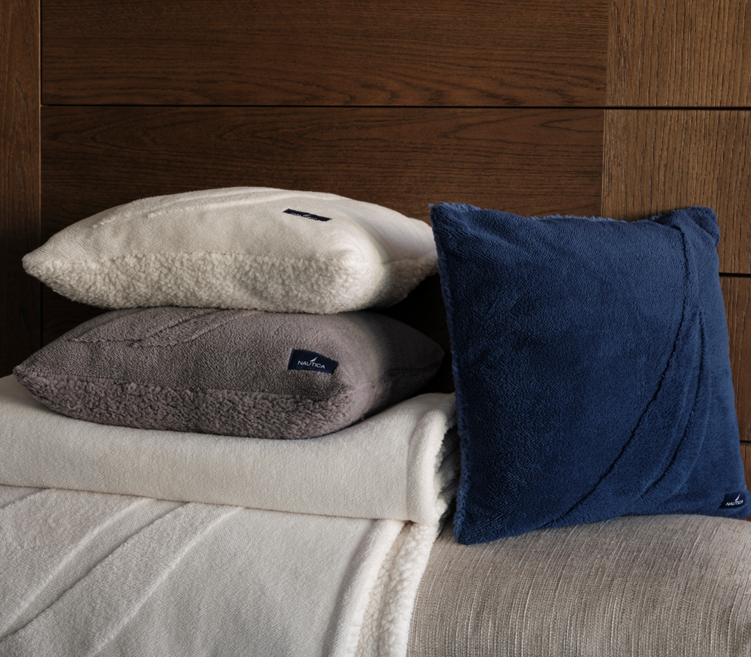 Διακοσμητικό Μαξιλάρι Μπλε Nau Coast 45X45 Nef-Nef Homeware