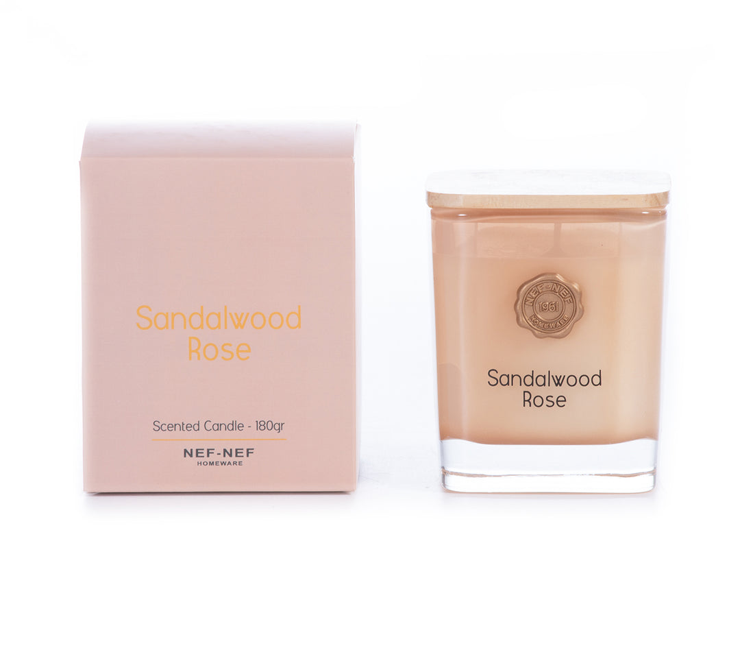 Αρωματικό Κερί Sandalwood Rose 180Gr Nef-Nef Homeware